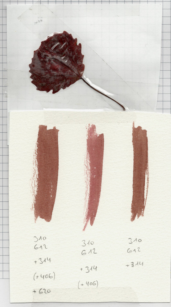 Blatt - rot